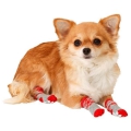 Bild 1 von Karlie Doggy Socks Hundesocken 4er Set - Rot/Grau  / (Variante) M
