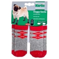 Bild 5 von Karlie Doggy Socks Hundesocken 4er Set - Rot/Grau  / (Variante) M